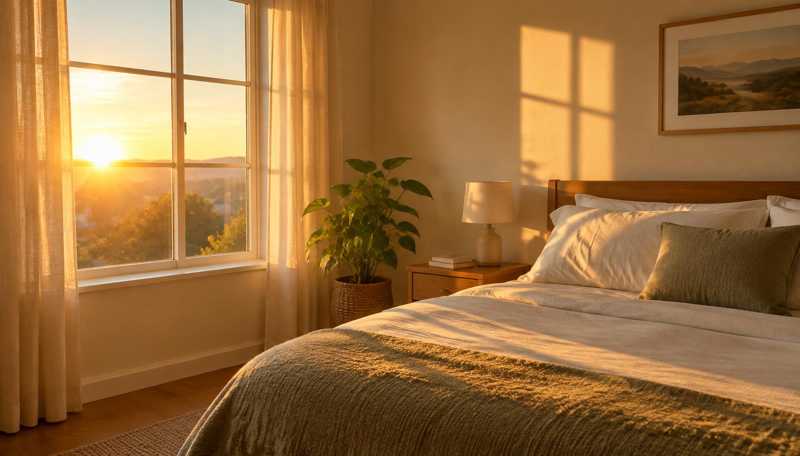 A calm, sunlit room at Day One Hope Center
